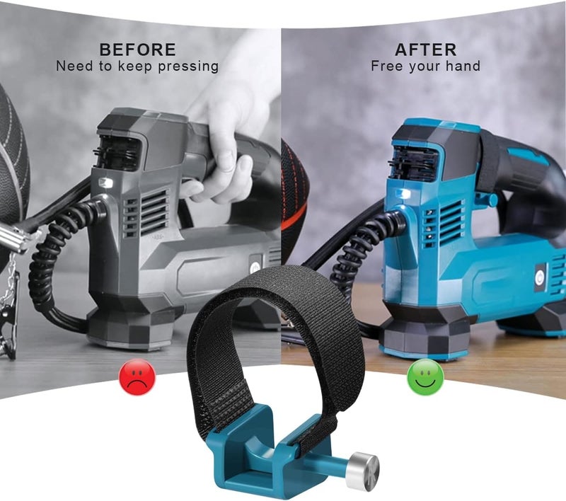 Lenink Trigger Lock Button Compatible with Makita DMP180Z, Power Button On/Off Control Clamp Lock Compatible with Makita Cordless Inflator Air Compressor - Image 5